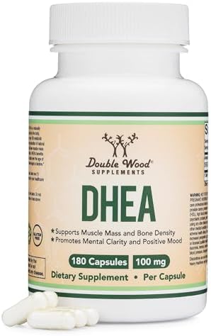 DHEA 100mg | 180 Cápsulas | Máxima Potencia 6 Meses de Suministro | Probado por Terceros | Equilibrio Hormonal y Envejecimiento Saludable de Double - imagen 1