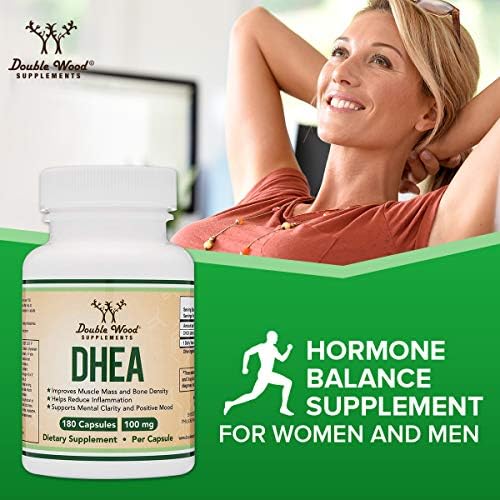 DHEA 100mg | 180 Cápsulas | Máxima Potencia 6 Meses de Suministro | Probado por Terceros | Equilibrio Hormonal y Envejecimiento Saludable de Double - imagen 6