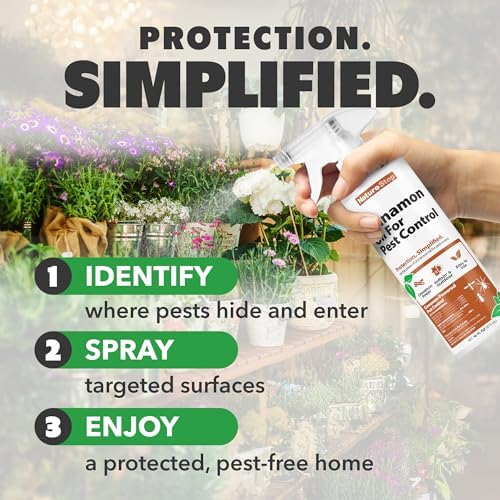 Aceite de Canela NatureStop para Control de Plagas, Spray Natural de Aceite Esencial para Insectos y Plagas del Hogar, 16 oz (475 mL) - imagen 7