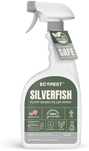 Spray Antiplagas para Pececillos de Plata, Control Natural para Interiores y Exteriores | Ecológico y Seguro para Niños y Mascotas, 22 oz. - imagen 1