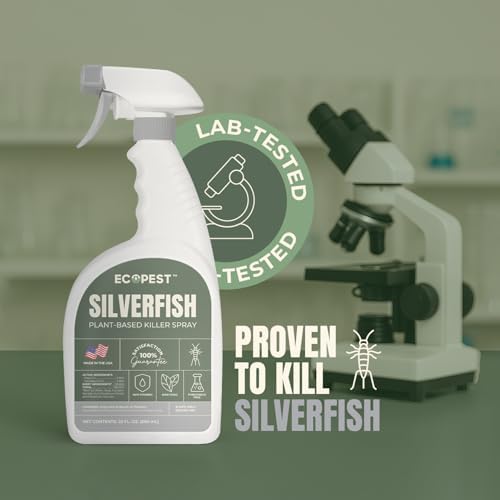 Spray Antiplagas para Pececillos de Plata, Control Natural para Interiores y Exteriores | Ecológico y Seguro para Niños y Mascotas, 22 oz. - imagen 3