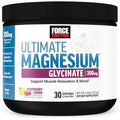 Force Factor Polvo de Magnesio Glicinato Ultimate 300mg, Apoya Relajación y Estado de Ánimo, Promueve la Salud Ósea, Sabor Frambuesa-Limón, 30 - imagen 1
