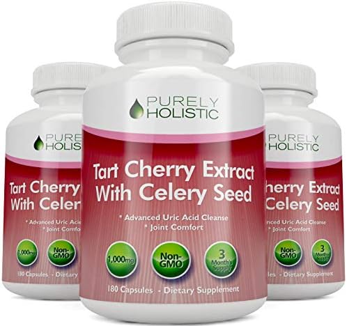 Cápsulas de Extracto de Cereza Ácida 1,000mg - 180 Cápsulas, Suministro para 3 Meses - Mezcla con Polvo de Cereza Ácida y Semilla de Apio - imagen 5