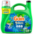Detergente Líquido para Ropa Gain Plus, Oxi, Aroma Waterfall Delight, 170 oz, 129 Lavados, Más Limpio y Fresco - imagen 1