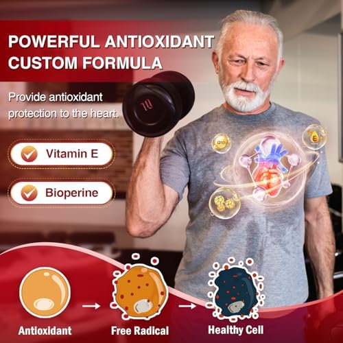 NATURE TARGET CoQ10-400mg Plus PQQ con Vitamina E y Aceite de Oliva Orgánico - Antioxidante de Alta Absorción para la Salud del Corazón y Producción - imagen 6