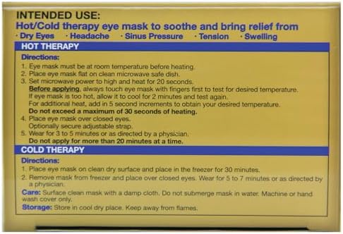 Máscara para Ojos Ajustable OM8000 - Oasis Rest & Relief™ con Terapia Caliente y Fría | Alivio Reconfortante | Compresa para Ojos Secos - imagen 5