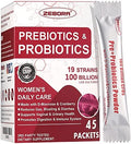 ZEBORA Probióticos para Mujeres 100 Mil Millones CFUs con Prebióticos, D-Mannosa y Arándano, Apoyo Digestivo, Inmunológico y de Salud Femenina, 45 - imagen 1