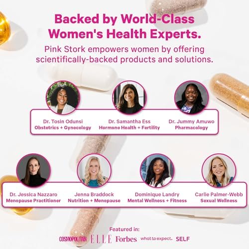 Vitaminas Gummy Pink Stork para Fertilidad, Prenatal y Postnatal – Soporte Completo para la Maternidad – Multivitamínico con Ácido Fólico, Vitaminas - imagen 7