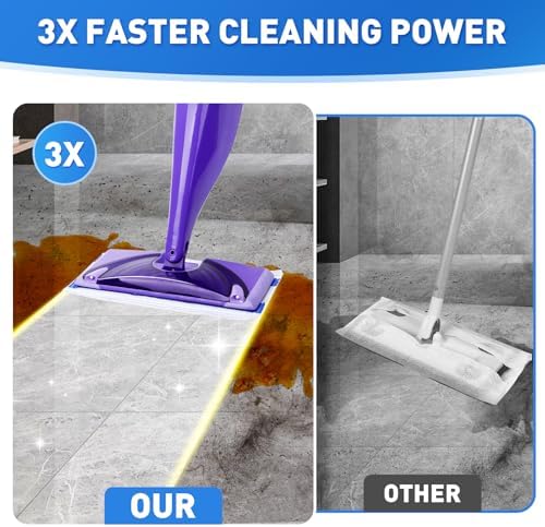 Recargas de Almohadillas para Mopas Compatibles con Swiffer WetJet, Desechables para Pisos de Madera, Azulejos, Laminados y Multi-Superficies, - imagen 3