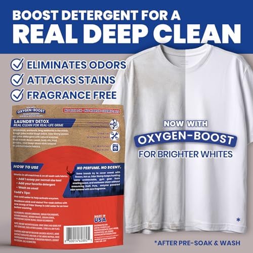 Aditivo Sanitizante para Ropa Uncle Todd's Bio Enzyme - 2 lb (64 Cargas) - Elimina Manchas, Olores y Sudor - Sin Fragancia, Eficaz en Agua Fría - imagen 2