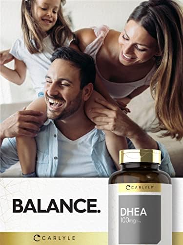 Suplemento Carlyle DHEA 100mg | 300 Cápsulas | Para Hombres y Mujeres | Sin OGM y Libre de Gluten - imagen 6