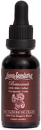 Resina Líquida de Sangre de Dragón Luna Sundara 1 oz, 100% Pura (Croton Lechleri) de Perú, Sin Alcohol, Sin Aditivos - imagen 1