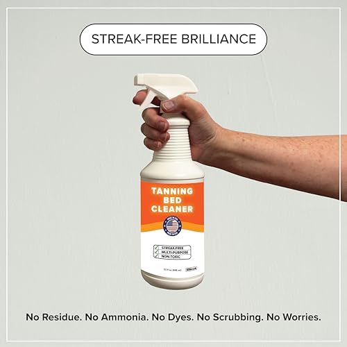 Limpiador para Camas de Bronceado Tillbrook de 32 oz, Spray Universal Sin Rayas para Superficies No Porosas y Acrílicas – Cubre 500 pies cuadrados – - imagen 3