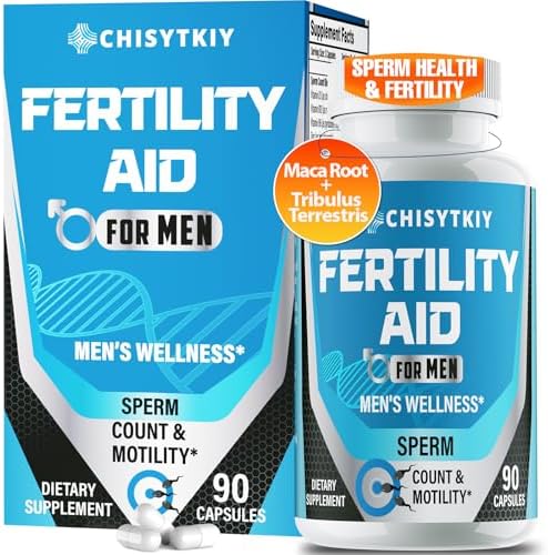 Suplementos de Fertilidad Masculina Chisytkiy, Suplemento Avanzado para Hombres con Maca, Tribulus, Zinc y CoQ10, 90 Cápsulas - imagen 1