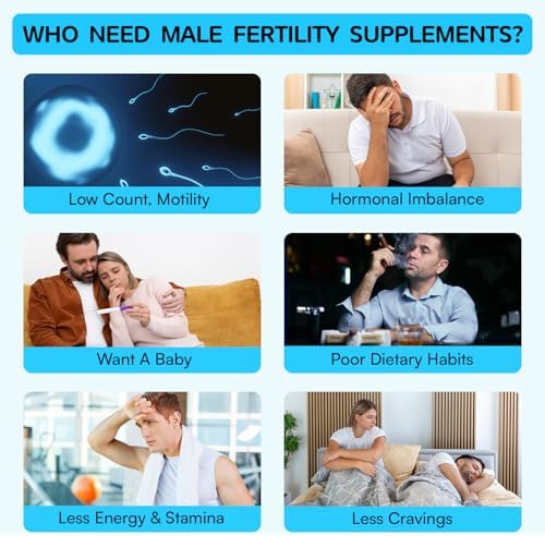 Suplementos de Fertilidad Masculina Chisytkiy, Suplemento Avanzado para Hombres con Maca, Tribulus, Zinc y CoQ10, 90 Cápsulas - imagen 6