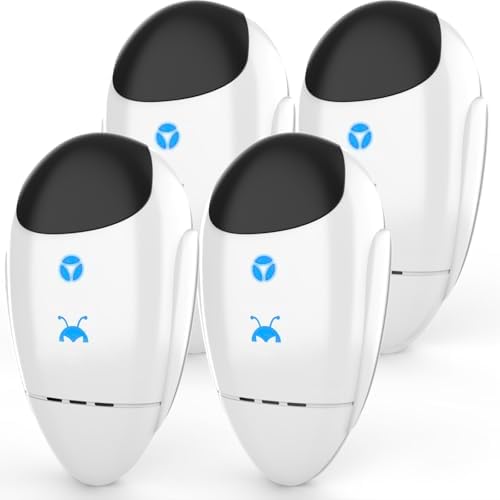 Repelente Ultrasónico Mejorado 2026, 4 Paquetes de Repelente Electrónico para Insectos y Roedores, Plugs para Cucarachas, Ratones, Mosquitos y Más - imagen 1