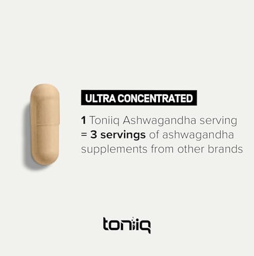 Toniiq Ashwagandha - Extracto Ultra Potente 20:1 con 10% de Withanolides - Cosechado Silvestre en India - Concentrado - Prueba de Laboratorio de - imagen 4