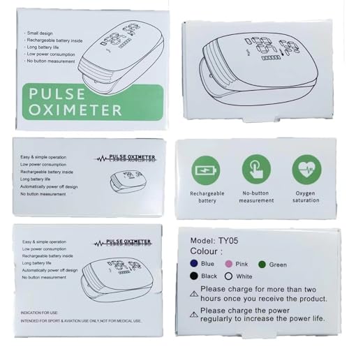 Oxímetro de Pulso Recargable de Dedo Monitor de Oxígeno SpO2 con Frecuencia de Pulso y PI RR OLED Precisión Rápida para Deportes al Aire Libre y - imagen 7