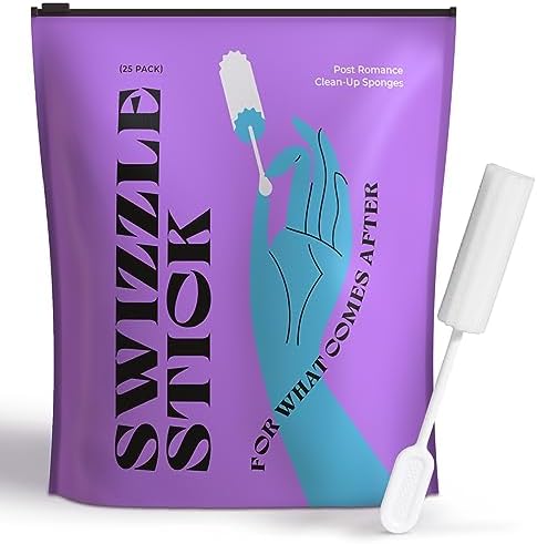 Swizzle Stick — Esponja Ultra Absorbente para Mujeres, Varita de Espuma Médica Suave para Limpieza Post-Intimidad, Cuidado Femenino Discreto y - imagen 1