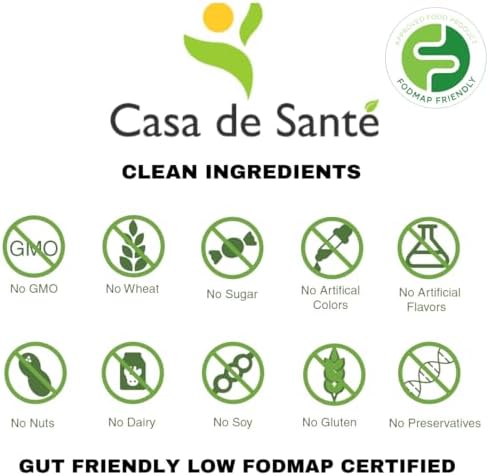 Enzimas Digestivas Casa de Sante FODMAP, Sin Inulina Alta, Soporte para Intolerancia Keto Carnívoro, 18 Enzimas Multi, No GMO - imagen 8