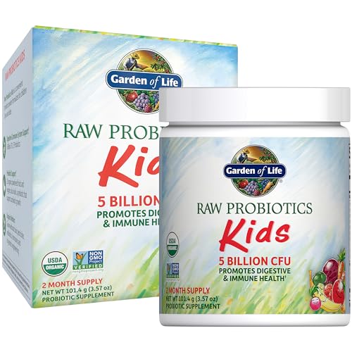 Garden of Life Probioticos Crudos para Niños - 5 Mil Millones CFU - Probiotico de Alimentos Integrales para Salud Digestiva y Apoyo Inmunológico - 60 - imagen 2