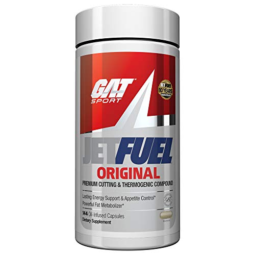 GAT SPORT JetFuel Original - Suplemento para Pérdida de Peso, Aumentador de Energía, Quemador de Grasa, Supresor de Apetito (144 Cápsulas) - imagen 3