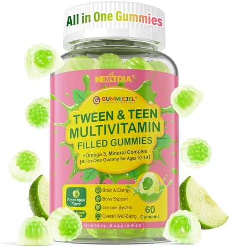 Gomitas Multivitamínicas Nextdia con Hierro para Adolescentes de 12 a 19 Años, Omega 3, Magnesio y Zinc, Salud Cerebral, Ósea y Energía - imagen 1