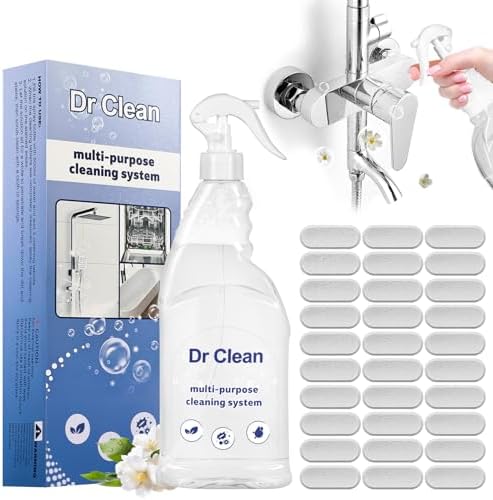 Limpiador en Spray Dr Clean Actualizado para Hornos, Tabletas de Limpieza Concentradas, Disolución Instantánea, Spray Quitamanchas, Limpiador - imagen 1