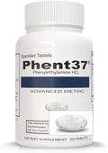 Phent37 (1 Botella - 60 Tabletas Moteadas) - Suplemento Nutracéutico de Feniletilamina HCL, Tabletas Pequeñas Blancas y Azules, Aumenta el - imagen 1