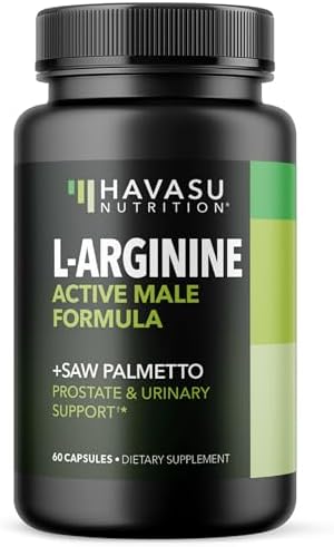 L-Arginina 500mg y Saw Palmetto 500mg - Suplementos para la Salud Prostática y Óxido Nítrico - 60 Cápsulas Veganas, No Transgénicas - 1 Mes de - imagen 1