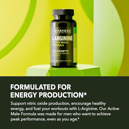 L-Arginina 500mg y Saw Palmetto 500mg - Suplementos para la Salud Prostática y Óxido Nítrico - 60 Cápsulas Veganas, No Transgénicas - 1 Mes de - imagen 4