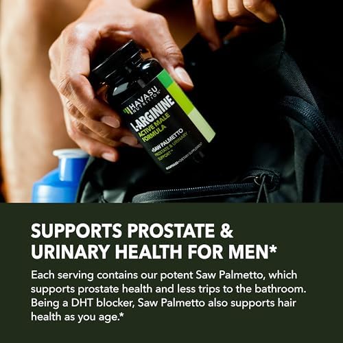 L-Arginina 500mg y Saw Palmetto 500mg - Suplementos para la Salud Prostática y Óxido Nítrico - 60 Cápsulas Veganas, No Transgénicas - 1 Mes de - imagen 5