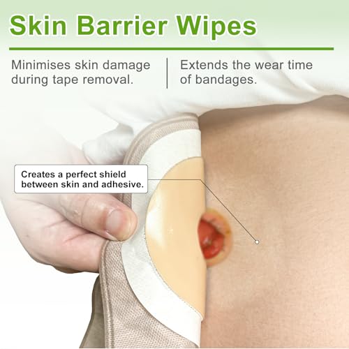 Toallitas Barrier Skin Carbou - 100 Piezas para Preparación de Piel - Toallitas Adhesivas para Crear Barrera entre la Piel y Accesorios, Protectores - imagen 4