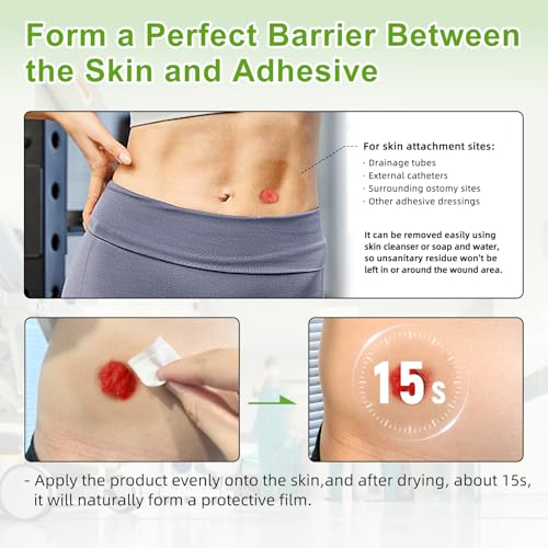 Toallitas Barrier Skin Carbou - 100 Piezas para Preparación de Piel - Toallitas Adhesivas para Crear Barrera entre la Piel y Accesorios, Protectores - imagen 5