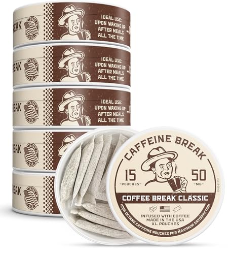 ALP Supply Co - Paquetes de Cafeína Coffee Break - Sabor Suave a Café - Energía Limpia y Audaz en Cualquier Momento - Hecho en EE. UU. - 50mg de - imagen 1