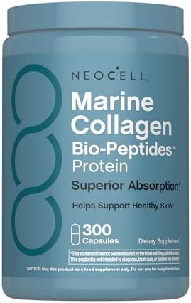 Cápsulas de Colágeno Marino NeoCell | 300 Píldoras | Con Ácido Hialurónico y Vitamina C | Bio-Péptidos de Alta Absorción para Mujeres y Hombres | - imagen 1