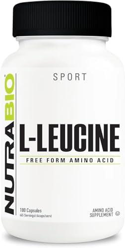 Suplemento NutraBio L-Leucina - Aminoácido Óptimo para Crecimiento Muscular y Recuperación - Leucina Fermentada Naturalmente - Vegano, No - imagen 2