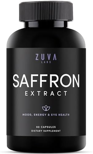 Suplementos de Saffron Ultra6 - Cápsulas de Extracto de Azafrán 100% Puro y Mejora del Ánimo para Mujeres y Hombres - Suplemento Natural para la - imagen 1