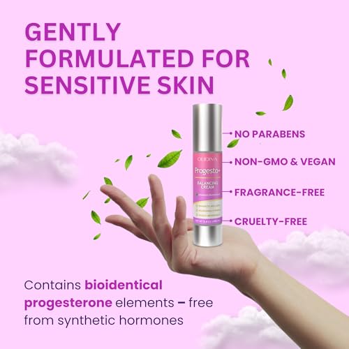 Crema Olidiva Progesto+ | Soporte Hormonal Bioidéntico y Libre de Progesterona Sintética | Para Confort en PMS y Menopausia 100g / 3.4 oz (Suministro - imagen 5