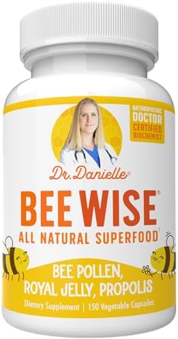 Suplemento de Polen de Abeja Dr. Danielle - Bee Wise con Jalea Real, Propóleos y Polen en 4 Cápsulas Diarias - imagen 1