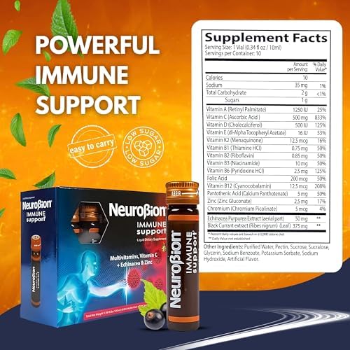 Neurobion Soporte Inmunológico con Equinácea y Zinc, 10 viales de 10 ml - imagen 4