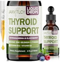 JAXVITLCY Gotas de Soporte para Tiroides con Yodo, Selenio, Zinc y L-Tirosina - Suplemento Líquido de Metabolismo y Energía con Ashwagandha y Saúco - - imagen 1