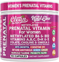 Vitamínico Prenatal Methylated Natal Glow para Mujeres - Omega 3, Folato, Vitaminas A, B12, C, D3, E, K2, Hierro, Biotina, Calcio y más de Clean Nutra - imagen 1