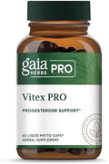 Suplemento Gaia Herbs Pro Vitex PRO - Apoya el Ciclo Menstrual Normal y la Menopausia Saludable* - Soporte de Progesterona con Extracto Orgánico de - imagen 1
