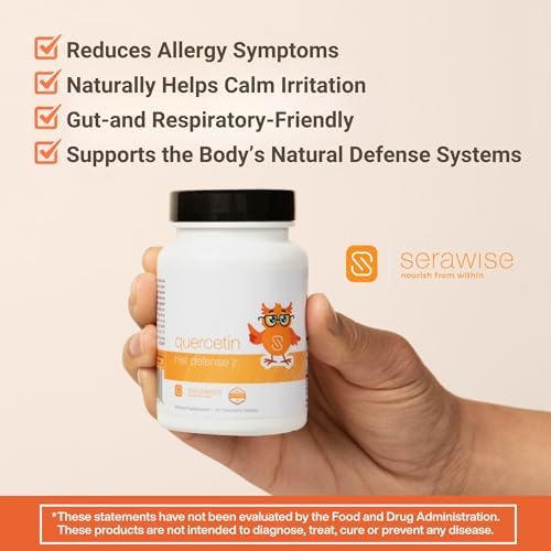 Serawise Quercetin Hist Defense Jr. de la Dra. Ana María Temple | Soporte Natural para Niños | Con Quercetina, Ortiga, Bromelina, NAC y Vitamina C | - imagen 5