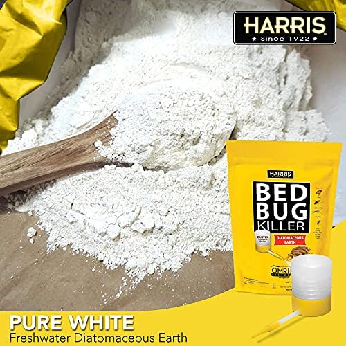Insecticida para Chinches Harris, Tierra de Diatomeas (4 lb con Duster Incluido en la Bolsa) - imagen 8