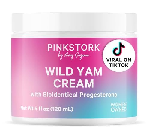 Crema de Yam Salvaje Pink Stork para el Equilibrio Hormonal | Formulada por Médicos | Alternativa Tópica a Suplementos para Mujeres | Soporte para - imagen 1