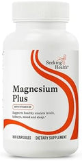 Seeking Health Magnesio Plus - Suplemento con Vitamina B6, Malato y Glicinato de Magnesio para Huesos, Sueño y Calma - 100 Cápsulas - imagen 1