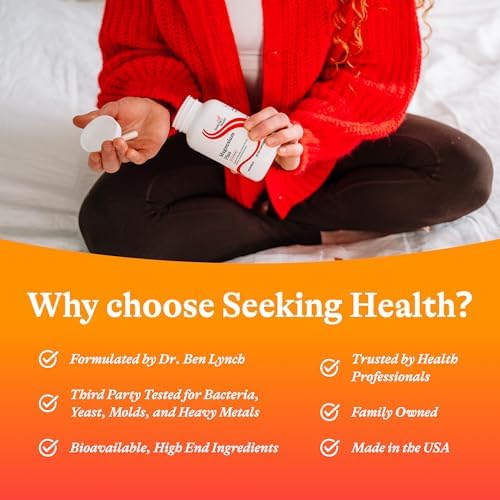Seeking Health Magnesio Plus - Suplemento con Vitamina B6, Malato y Glicinato de Magnesio para Huesos, Sueño y Calma - 100 Cápsulas - imagen 6