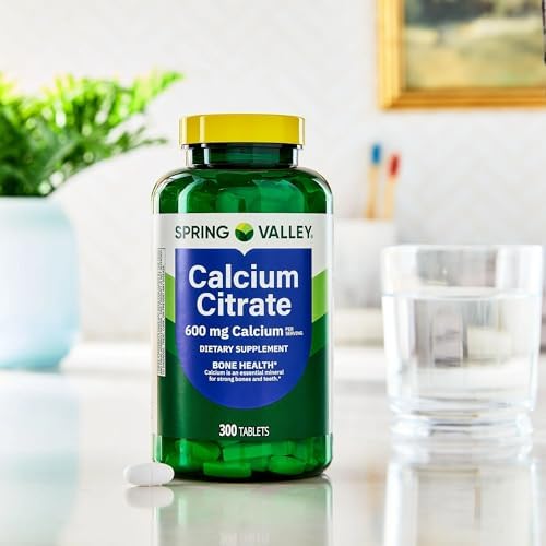 Calcio Citrato Spring Valley 600 mg, 300 Tabletas - Salud Ósea y Articular + Sticker STS - imagen 6